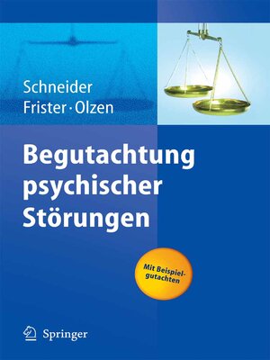 cover image of Begutachtung psychischer Störungen